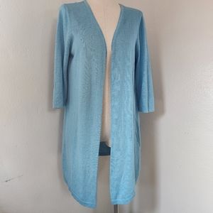 J.Jill 3/4 Sleeve V-neckline Cardigan Small